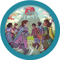 Adults Make a Summer Mosaic Badge